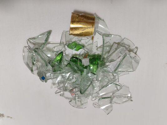 Innovative solution Glass Bottle Shredder Recycling Management systems, capacity up to 1000 bottles