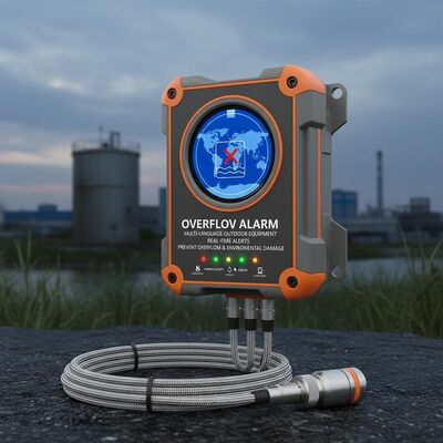 Overflow Alarms Multi language Outdoor Equipment Providing Real Time Alerts To Prevent Overflow And Environmental Damage