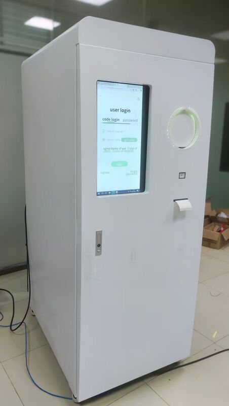 Exclusive indoor Glass Shredder RVM system storage capacity up to 3000 bottles